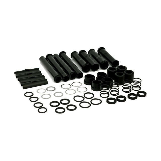 MCS Complete 04-Up XL Multiple-parts Pushrod Cover Kit. Black – 2004–2022 XL Sportster; 2008–2012 XR1200