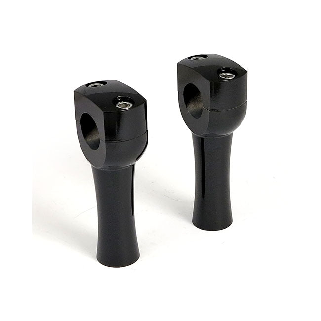MCS Dighton 4" Domed Risers. Black