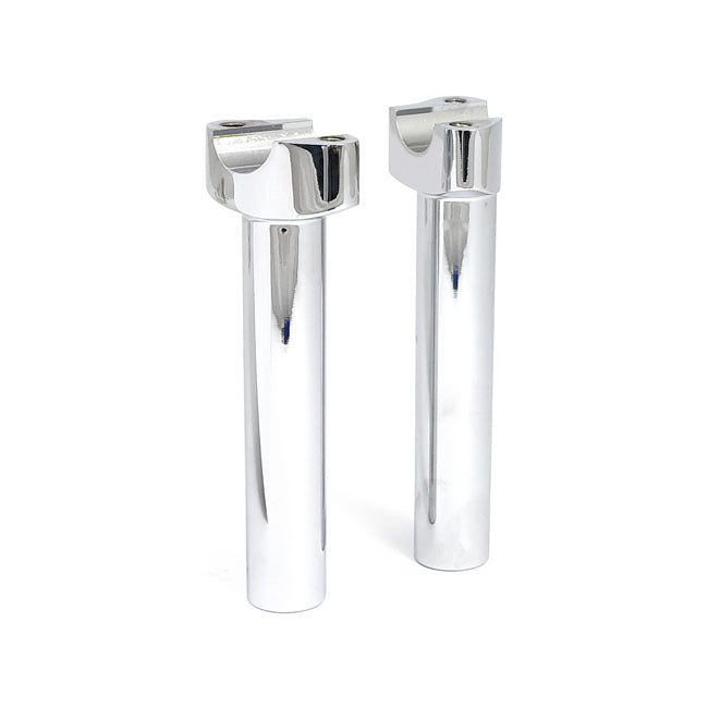 MCS Forged Aluminium Risers Straight, 6-1/2" Rise. Chrome