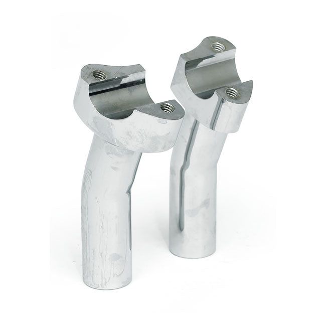 MCS Forged Aluminium Risers Pullback, 4-1/2" Rise. Chrome