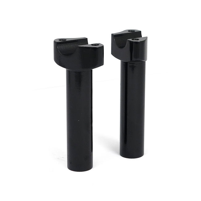 MCS Forged Aluminum Risers Straight, 5-1/2" Rise. Black