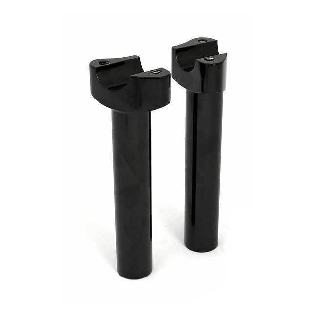 MCS Forged Aluminum Risers Straight, 6-1/2" Rise. Black