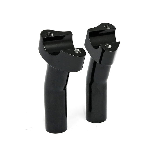 MCS Forged Aluminum Risers Pullback, 4-1/2" Rise. Black