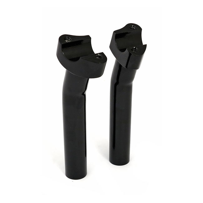 MCS Forged Aluminum Risers Pullback, 7" Rise. Black