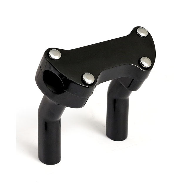 MCS OEM Style Pullback Risers, with Top Clamp. 4.5" Rise. Black – OEM 56122-77 – Most H-D; Triple Trees with 3.5" Center…