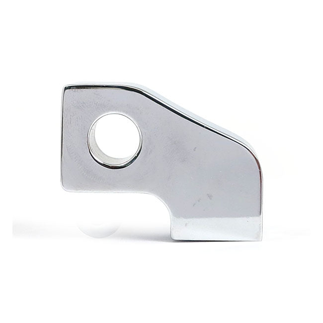 MCS Custom Headlamp Mount Block. Angled. Chrome – Universal