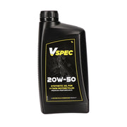Vspec 20W50 Full Synthetic Motor Oil. 1 Liter Bottle – 1984–2026 Big Twin; 1986–2022 XL…