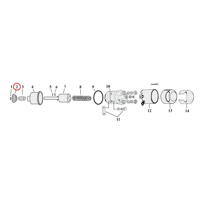 MCS Retainer, Over-run Spring – 1965–1988 Big Twin