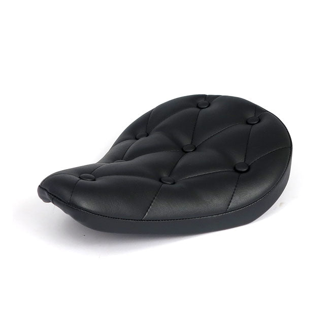 MCS Fitzz, Custom Solo Seat. Black/Rivets. Small. 4Cm Thick – Universal