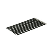 MCS Exhaust Tie Wraps 8" Long Black Stainless – Up to 2" Diameter Exhaust Pipes