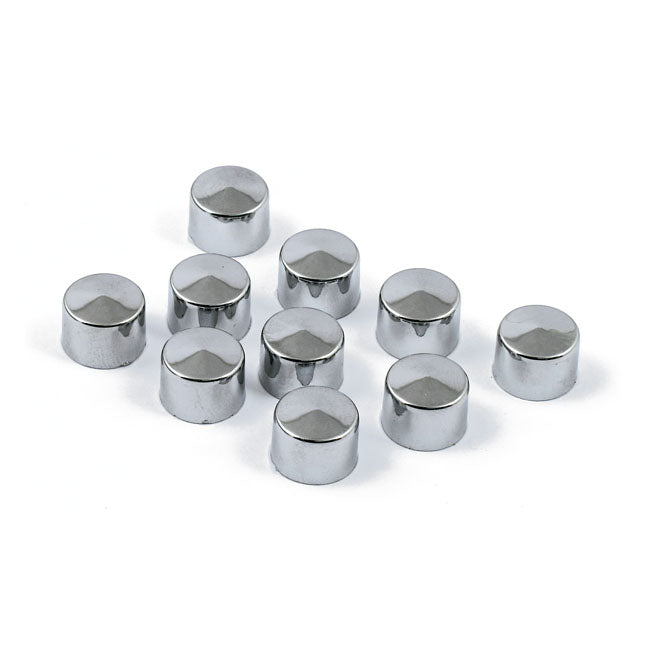MCS Smoothtopps, Push-on Bolt Cover Set. Chrome – 00-UP BRAKE CALIPER
