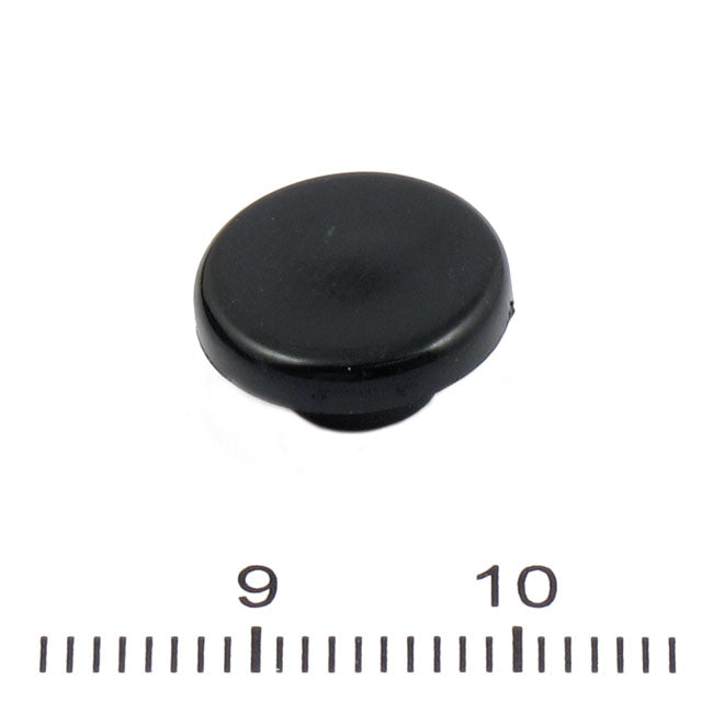MCS Mushroom Style Push-on Bolt Covers 1/4" Allen Size. Black
