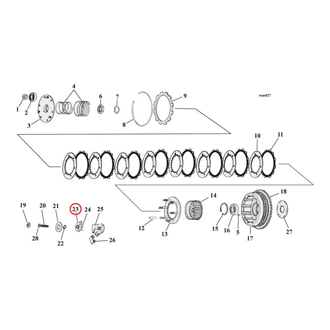 MCS Clutch Outer Ramp – 1971–1984 XL Sportster