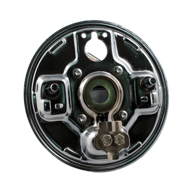 MCS Rear Hydraulic Brake Backing Plate, Chrome – 1963–1972 Big Twin