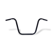 MCS Apehanger Handlebar, 12" Rise, 1" Black – 1982–2022 H-D with 1" I.D. Risers