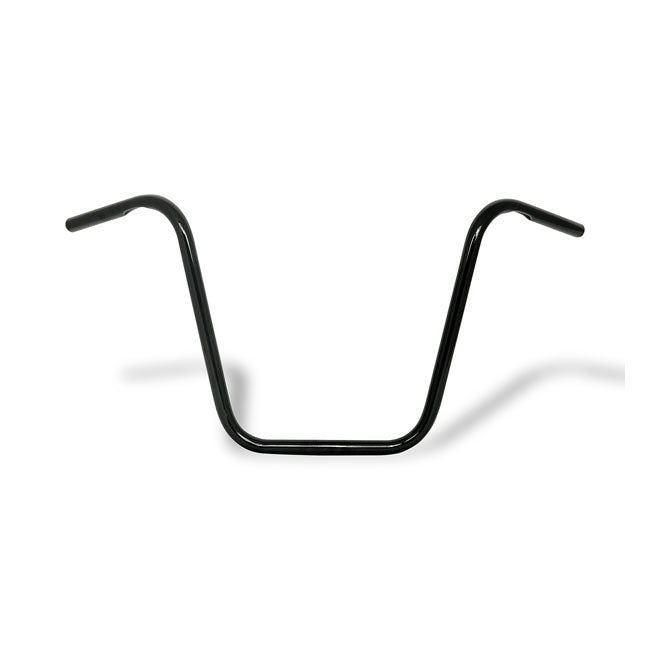 MCS Apehanger Handlebar, 16" Rise, 1" Black – 1982–2022 H-D with 1" I.D. Risers