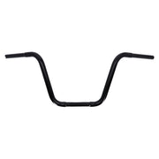 MCS 1-1/4" Buffalo Apehangers, 12" High Black – 1982–2022 H-D with 1" I.D. Risers