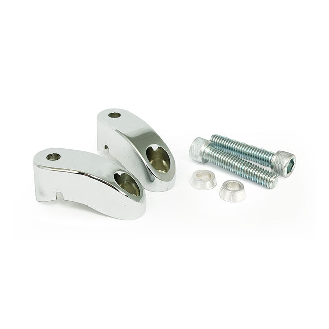 MCS Shortened Turn Signal Mount Kit. Front, Chrome – 2006–2007 Dyna; 2008–2011 FXCW/C Softail…