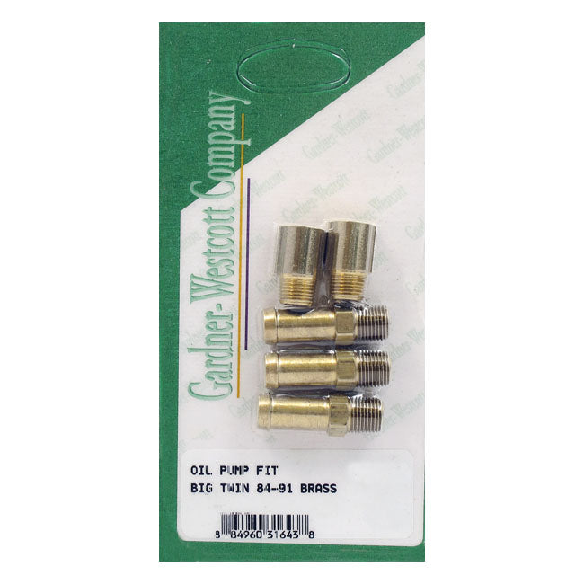 Gardner-Westcott Oil Pump & Line Fitting Set – 1984–1991 Big Twin