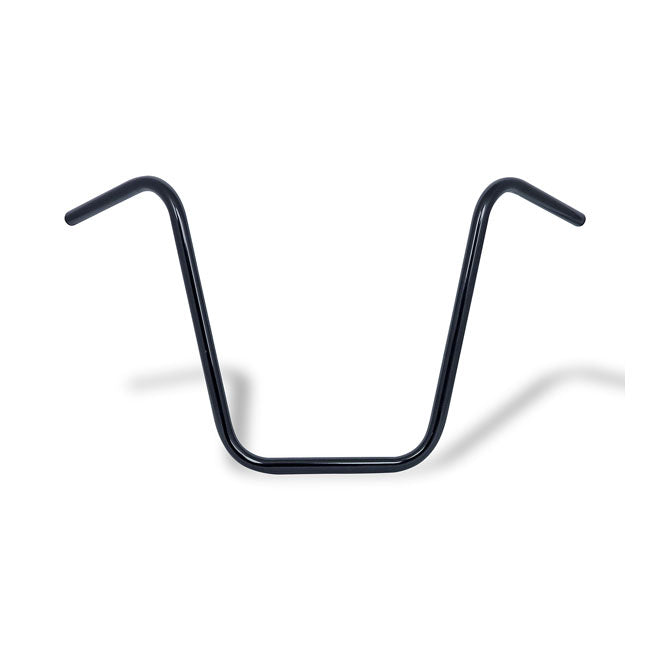 MCS Apehanger Handlebar, 18" Rise, 1" Black – Pre-81 H-D with 1" I.D. Risers