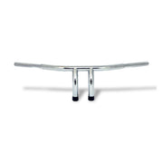 MCS Fat 1-1/4" Tiller Bar, 6" Rise, Chrome – 1982–2022 H-D with 3-1/2" Mount Bolt…