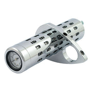 MCS Billet Oil Cooler, with Oil Pressure Gauge. Chrome – Many Stock & Custom Applications