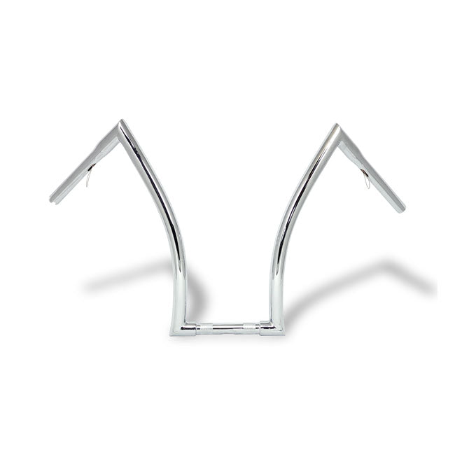 Highway Hawk Bad Ape Apehangers, Chrome – 1982–2024 H-D Mech. & E-throttle with 1"…