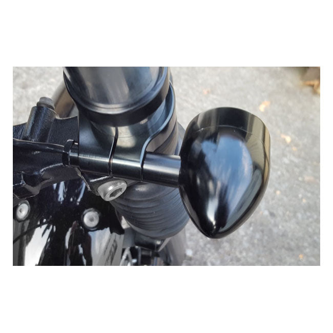 Motone Wrap-around Turn Signal Brackets, 39mm Forks – All Models with 39mm Forks