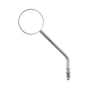 MCS Steel 3" Round Mirror. Chrome, Long Stem – 65-UP H-D