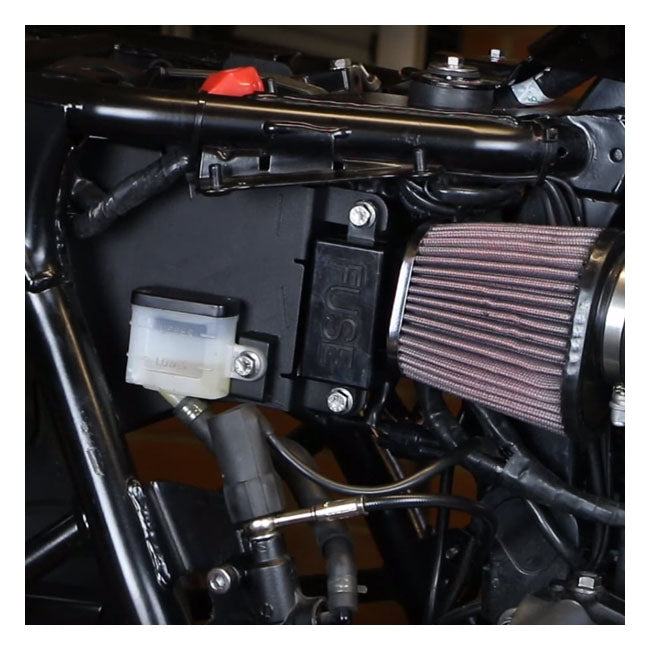 Motone Airbox Eliminator Kit, Battery Box. Black – 2001-2015 Triumph Bonneville; Thruxton…