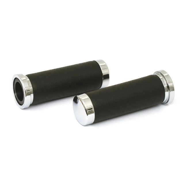 MCS Handlebar Grip Set, Textured Cushion – 1974–2024 H-D with 1" Diameter Grip Area