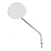 MCS Steel 4" Round Mirror. Chrome, Long Stem – 65-UP H-D