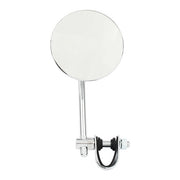 MCS Round Clamp-on Style Steel Mirror, 4" with 5" Stem – 65-UP H-D