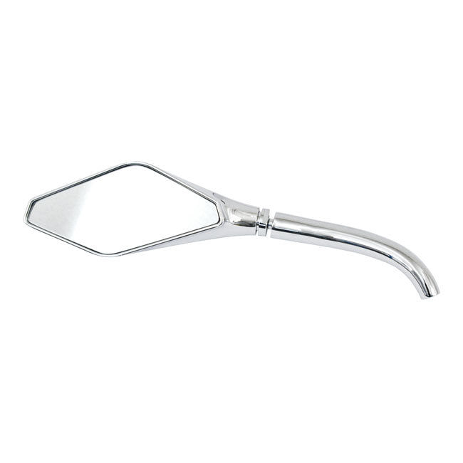 MCS Cobra Mirror, Chrome, Left – 65-UP H-D