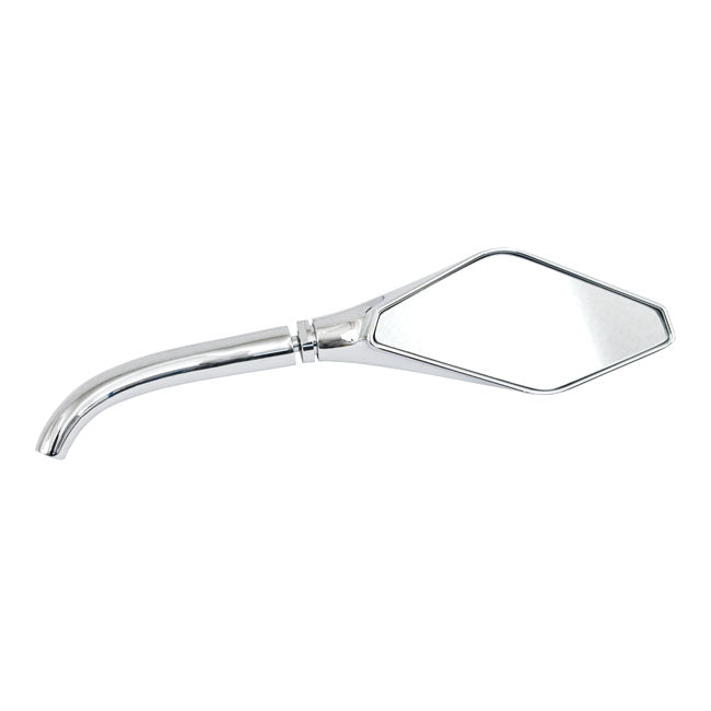 Motorcycle Storehouse Cobra Mirror, Chrome, Right for 65-Up H-D
