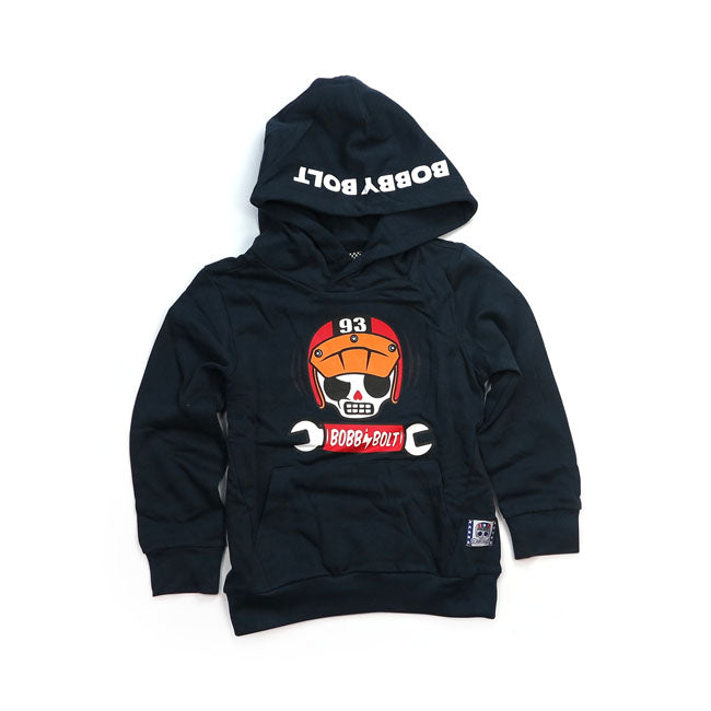 Bobby Bolt Lightning Scram Hoodie Navy – Kids Size 110/116