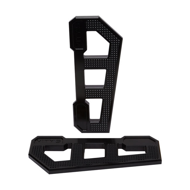Racing Rider Floorboards. Black