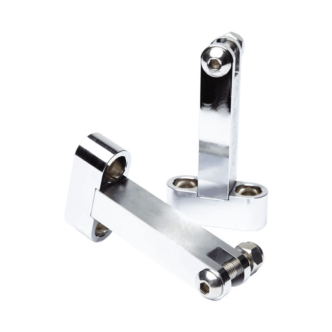 Passenger Floorboard Mount Brackets. Chrome