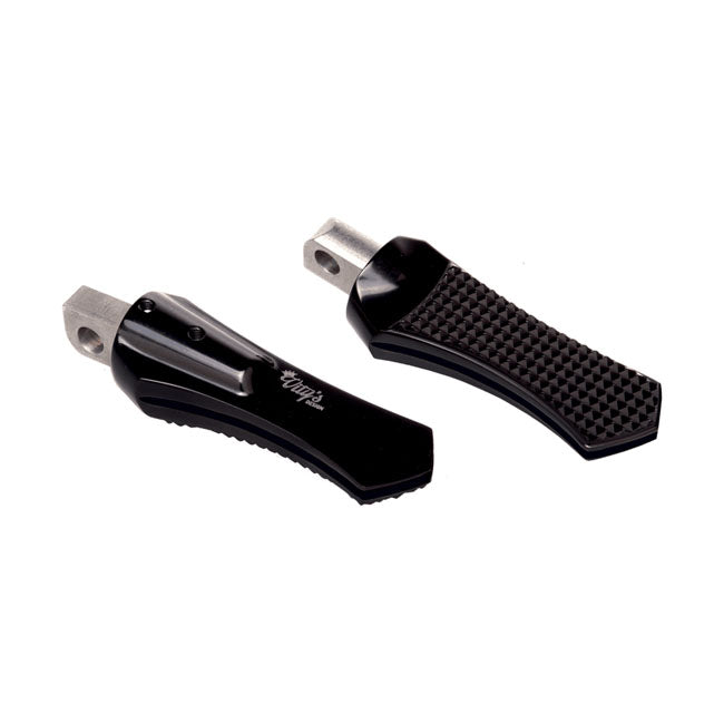 Diamond Rider Foot Pegs, Black