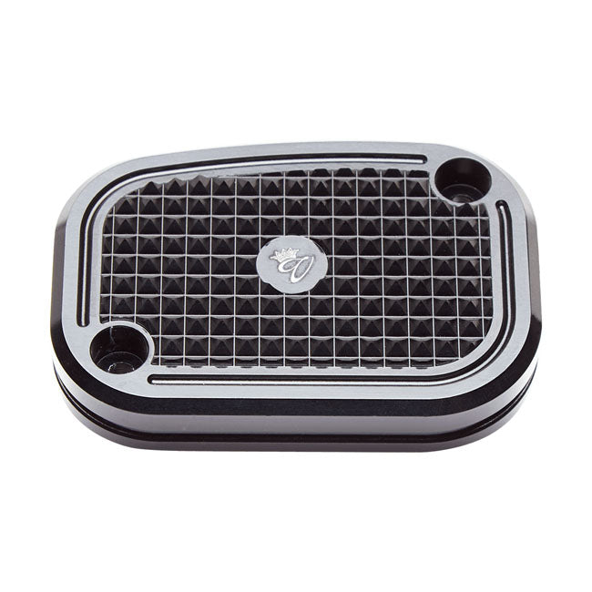 Diamond Handlebar Master Cylinder Cover. Blck