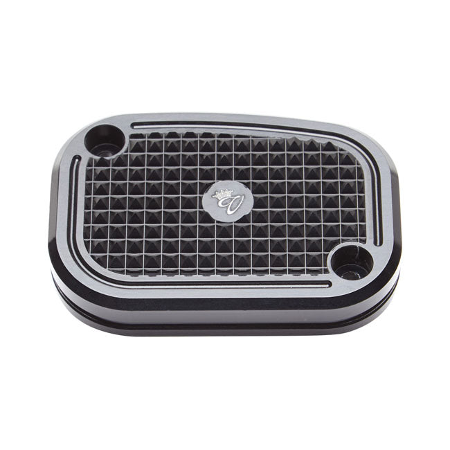 Diamond Handlebar Master Cylinder Cover. Blck