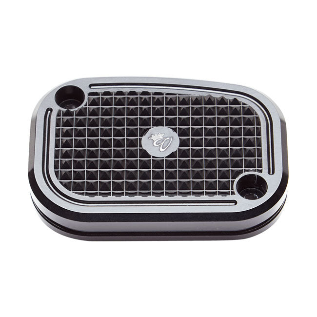 Diamond Handlebar Master Cylinder Cover. Blck