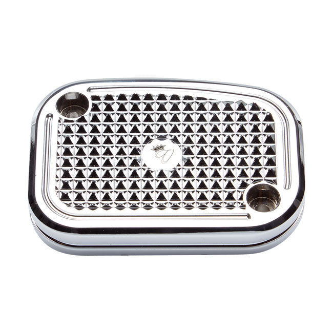 Diamond Handlebar Master Cylinder Cover. Chr.
