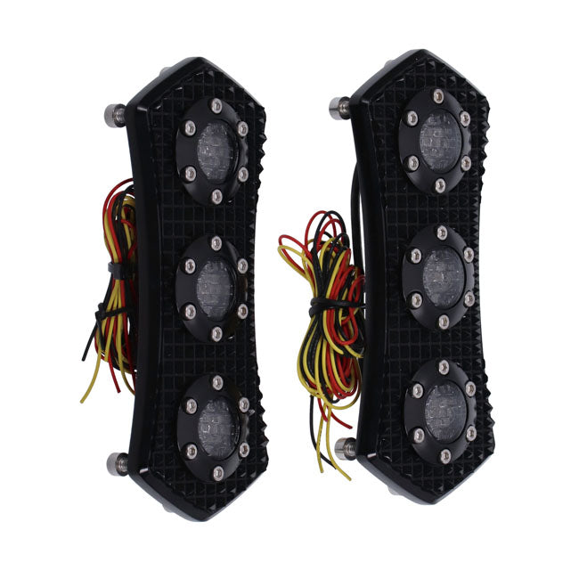 Diamond LED 3-1 Taillight. Black