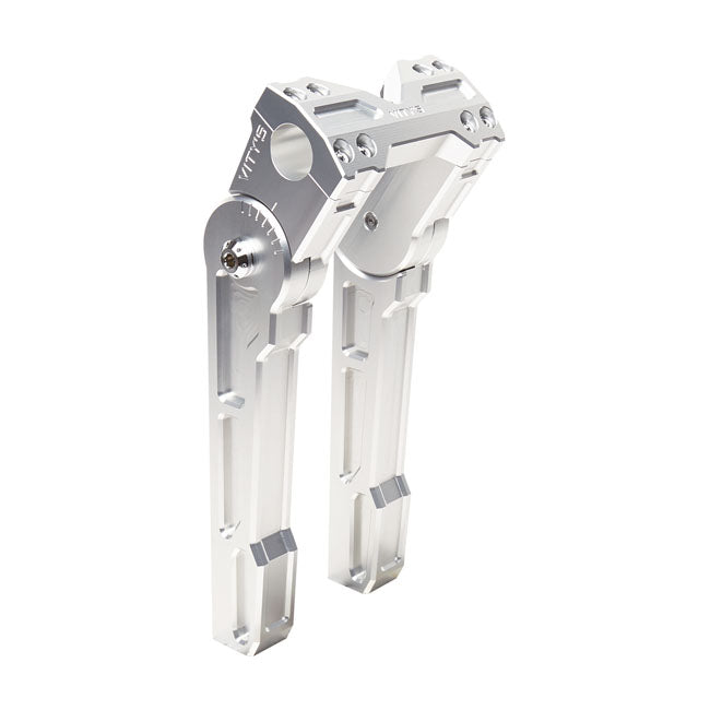 10" Adjustable Risers. Silver