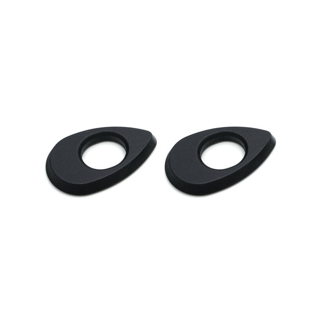 Kuryakyn front FLHX turn signal mounts for Kellermann 06-21 Street Glide for use with Atto, Micro S or Rhombus S. Requires separate purchase (qty 2) of M8 x 20mm adaptor studs 563156