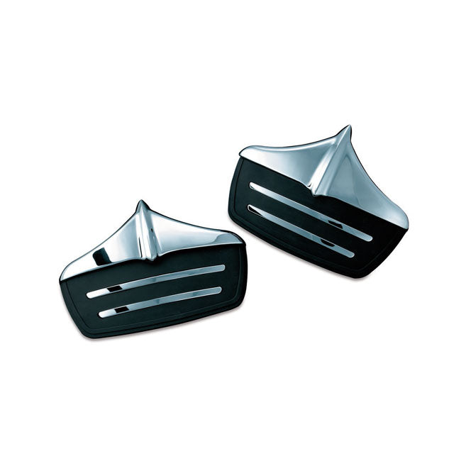 Kuryakyn Trike Mud Flaps. Chrome – Trike: 2011–2025 FLHTCUTG Tri Glide…