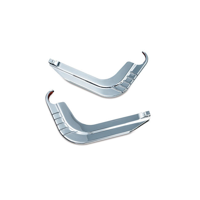 Kuryakyn Trike Rear Bumper Accents. Chrome – Trike: 2011–2025 FLHTCUTG Tri Glide…