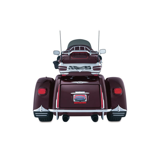 Kuryakyn Trike Rear Light Bars. Chrome – Trike: 2009–2025 FLHTCUTG Tri Glide…