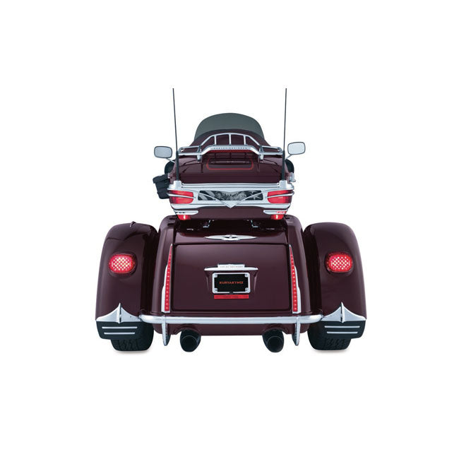 Kuryakyn Trike Rear Light Bars. Chrome – Trike: 2009–2025 FLHTCUTG Tri Glide…